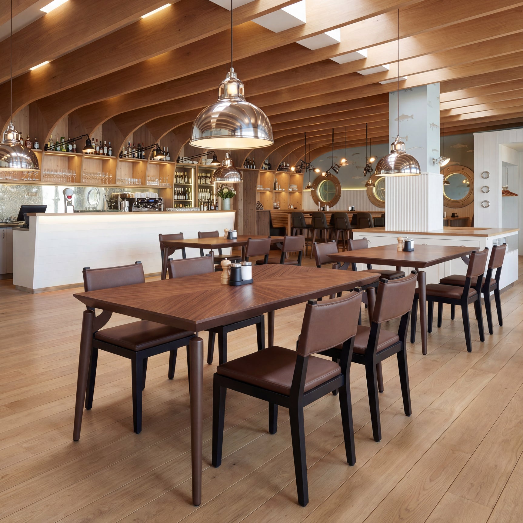 Plano Brown Dining Table - Ornate Home