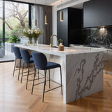 Plat Blue Counter Stool (Set of 2) - Ornate Home