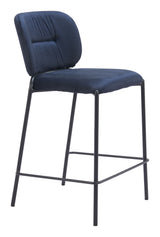 Plat Blue Counter Stool (Set of 2) - Ornate Home