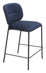 Plat Blue Counter Stool (Set of 2) - Ornate Home