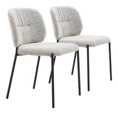 Plat Gray Dining Chair (Set of 2) - Ornate Home