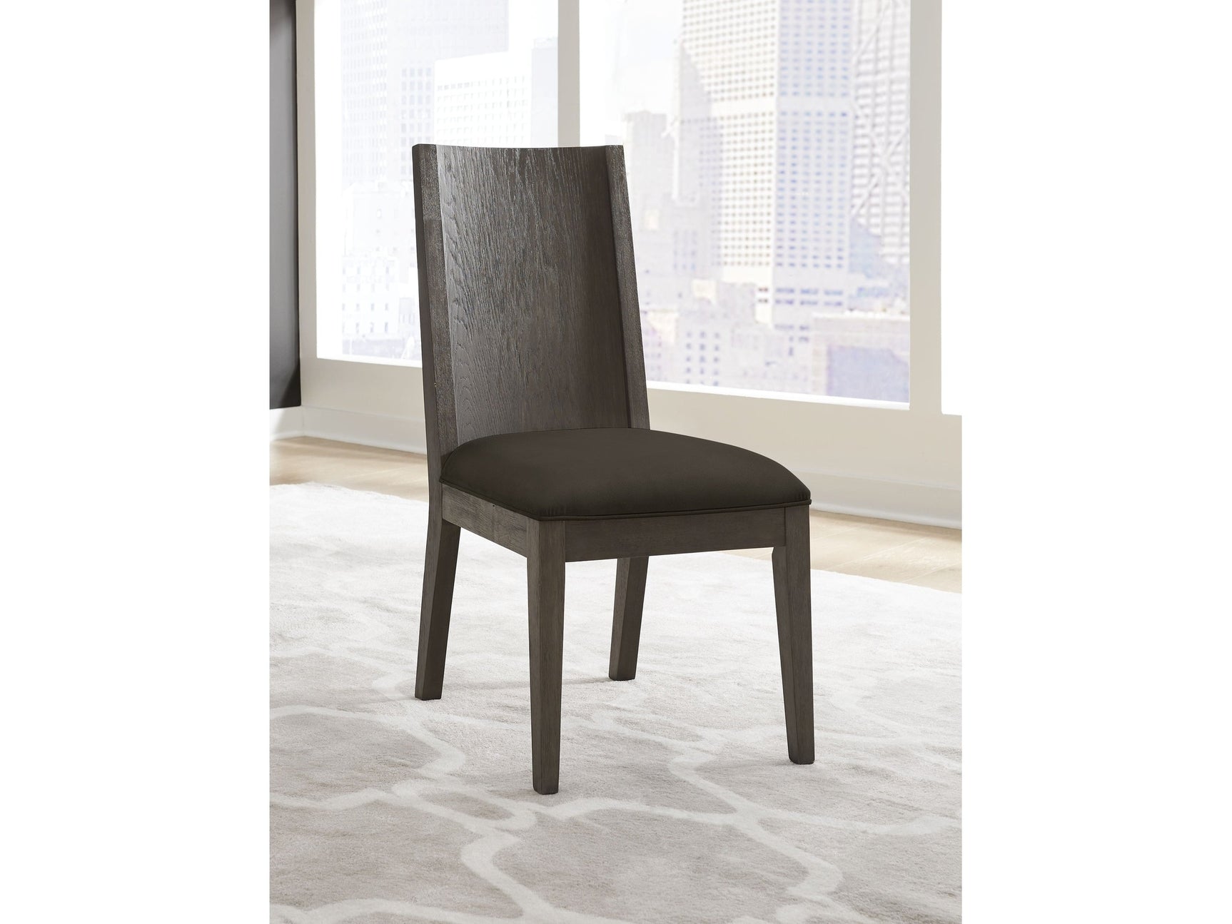 Plata Dining Chair in Thunder Grey (Set of 2) - Ornate Home