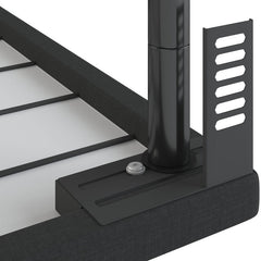 Plateau Black Queen Platform Base - Ornate Home