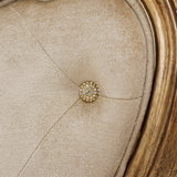 Platine de Royale Antique Platinum/Champagne Panel Bed - Ornate Home