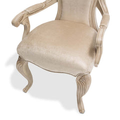 Platine de Royale Champagne Arm Chair (Set of 2) - Ornate Home