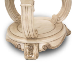 Platine de Royale Champagne Chairside Table - Ornate Home