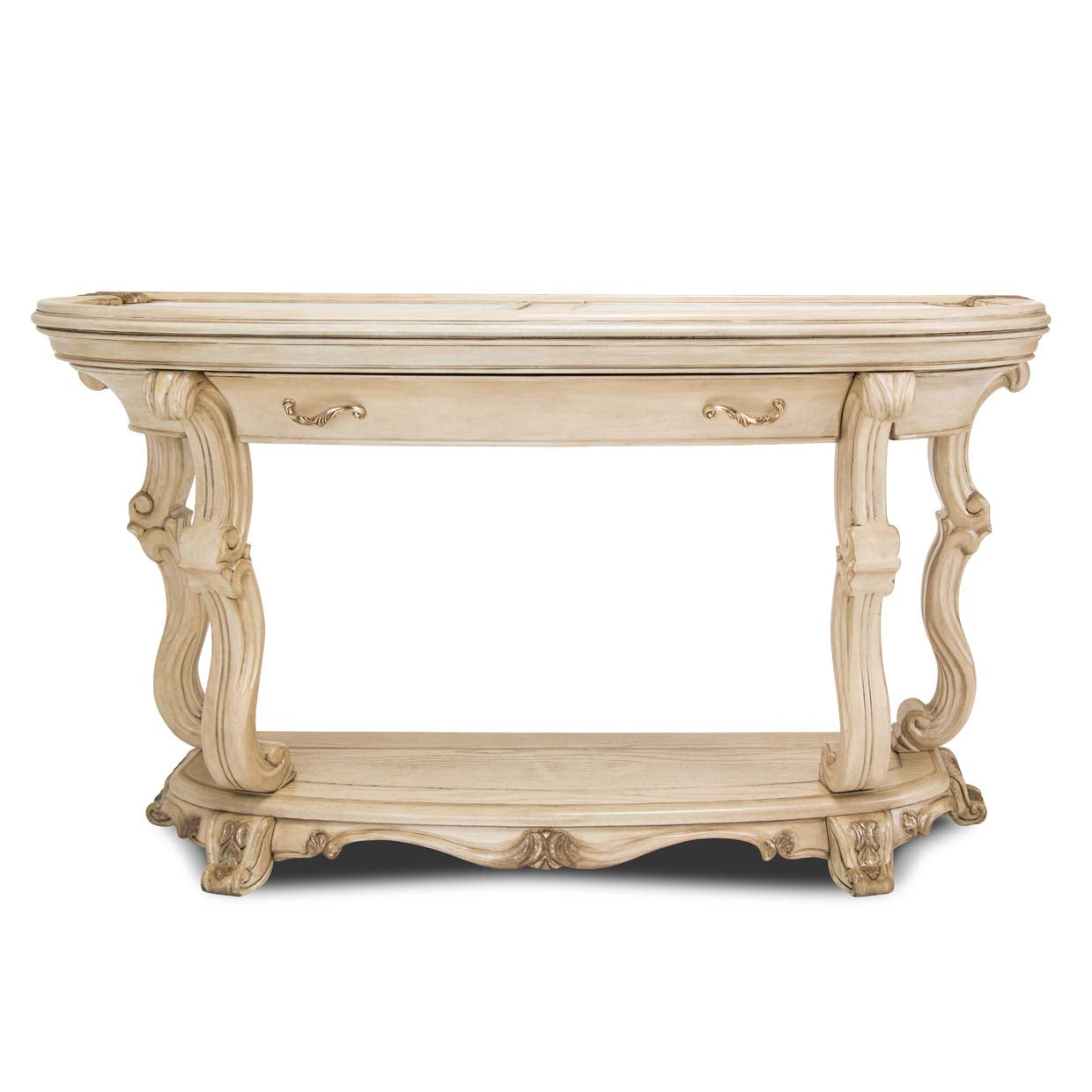 Platine de Royale Champagne Console Table - Ornate Home