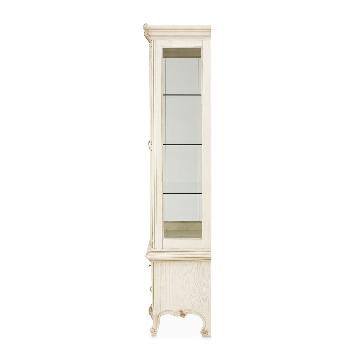 Platine de Royale Champagne Curio Cabinet - Ornate Home