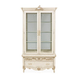 Platine de Royale Champagne Curio Cabinet - Ornate Home