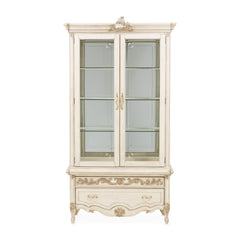 Platine de Royale Champagne Curio Cabinet - Ornate Home