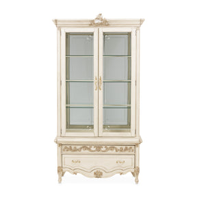 Platine de Royale Champagne Curio Cabinet - Ornate Home