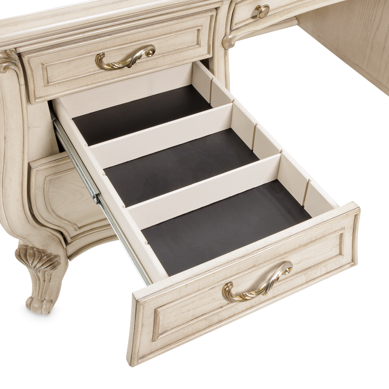 Platine de Royale Champagne Desk - Ornate Home