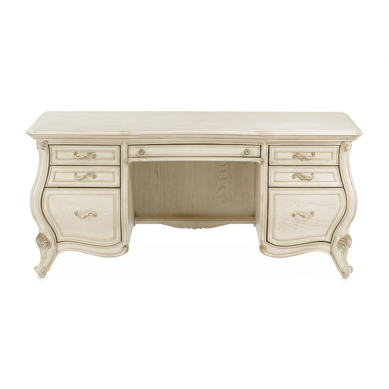 Platine de Royale Champagne Desk - Ornate Home