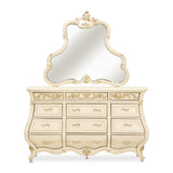 Platine de Royale Champagne Dresser with Mirror