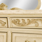 Platine de Royale Champagne Dresser with Mirror