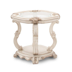 Platine de Royale Champagne End Table - Ornate Home