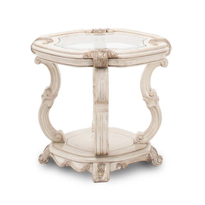 Platine de Royale Champagne End Table - Ornate Home