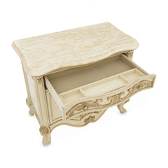 Platine de Royale Champagne Nightstand - Ornate Home