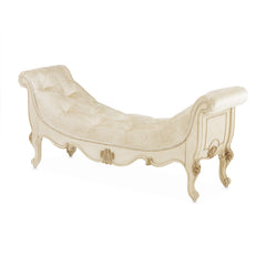Platine de Royale Champagne Non-Storage Bed Bench - Ornate Home