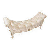 Platine de Royale Champagne Non-Storage Bed Bench - Ornate Home