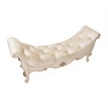 Platine de Royale Champagne Non-Storage Bed Bench - Ornate Home