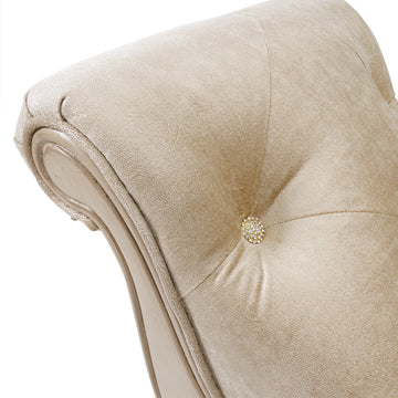 Platine de Royale Champagne Non-Storage Bed Bench - Ornate Home