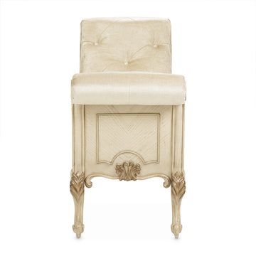 Platine de Royale Champagne Non-Storage Bed Bench - Ornate Home