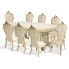 Platine de Royale Champagne Rectangular Dining Table - Ornate Home