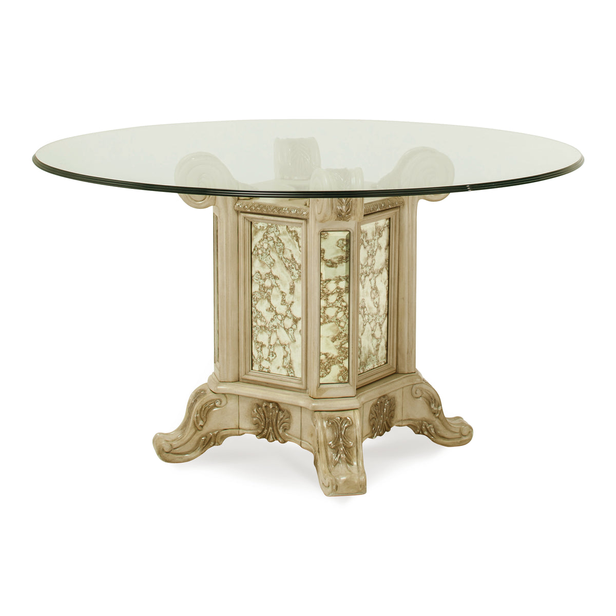 Platine de Royale Champagne Round Dining Table