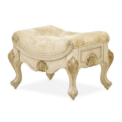 Platine de Royale Champagne Vanity Bench - Ornate Home