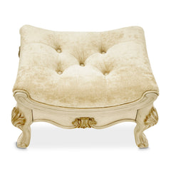 Platine de Royale Champagne Vanity Bench - Ornate Home