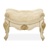Platine de Royale Champagne Vanity Bench - Ornate Home