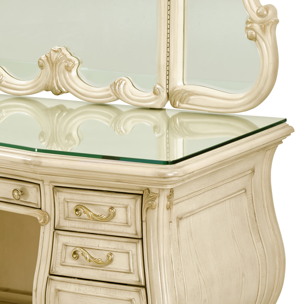 Platine de Royale Champagne Vanity Set - Ornate Home