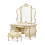 Platine de Royale Champagne Vanity Set with Mirror and Bench