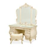 Platine de Royale Champagne Vanity Set with Mirror and Bench