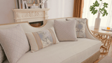 Platinum Manor Beige/Gold Trim Sofa / HD-S6127 - Ornate Home