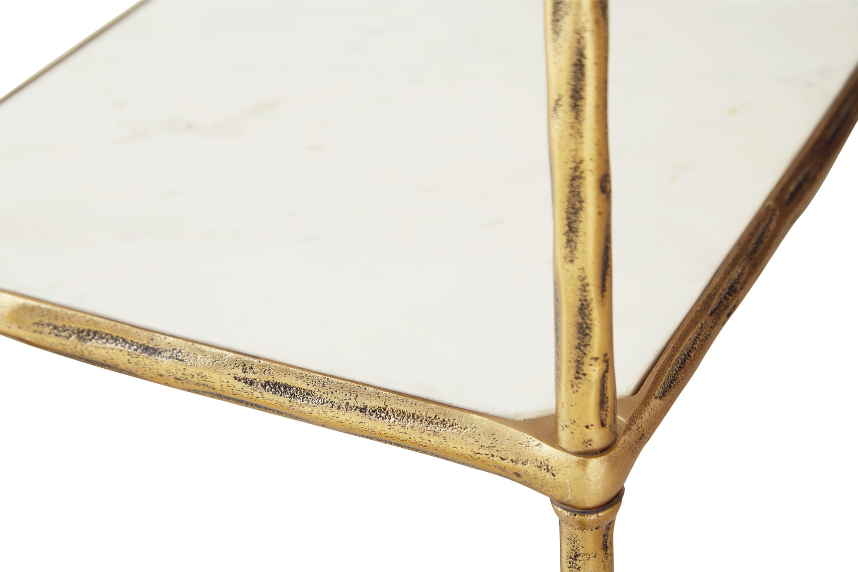 Plattfield Antique Gold Finish Bar Cart (Online Special Price) - Ornate Home