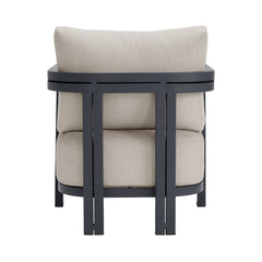 Playa Dark Grey/Olefin Beige Outdoor Chair (Set of 2) - Ornate Home