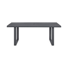Playa Dark Grey Outdoor Dining Table - Ornate Home