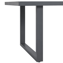 Playa Dark Grey Outdoor Dining Table - Ornate Home