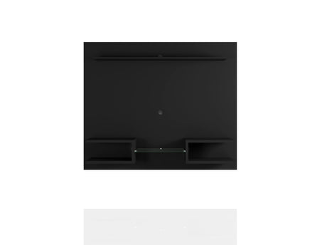 Plaza 64.25 Floating Entertainment Center in Black - Ornate Home