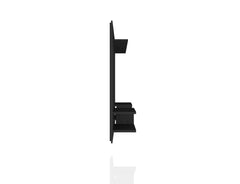 Plaza 64.25 Floating Entertainment Center in Black - Ornate Home