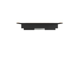 Plaza 64.25 Floating Entertainment Center in Black - Ornate Home