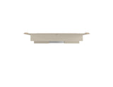 Plaza 64.25 Floating Entertainment Center in Off White - Ornate Home