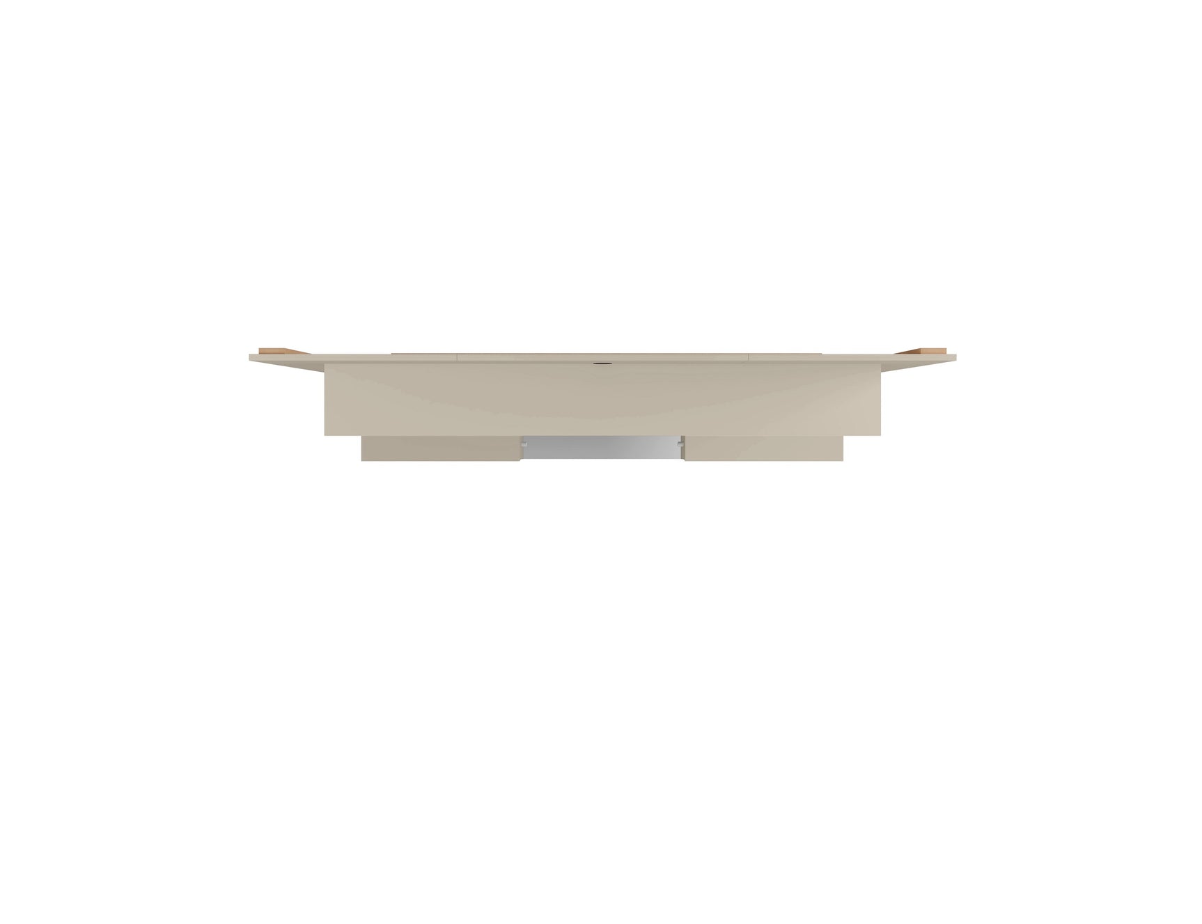 Plaza 64.25 Floating Entertainment Center in Off White - Ornate Home