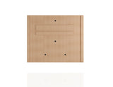 Plaza 64.25 Floating Entertainment Center in Off White - Ornate Home