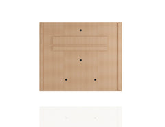 Plaza 64.25 Floating Entertainment Center in Off White - Ornate Home