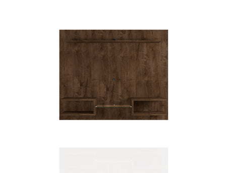 Plaza 64.25 Floating Entertainment Center in Rustic Brown - Ornate Home