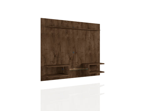 Plaza 64.25 Floating Entertainment Center in Rustic Brown - Ornate Home