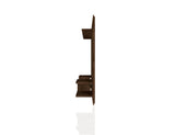 Plaza 64.25 Floating Entertainment Center in Rustic Brown - Ornate Home